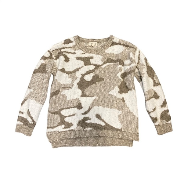 ADORA Sweaters - Adora camo knit sweater